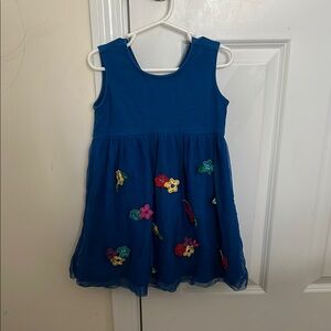 Hanna Anderson Blue Floral Kids Dress